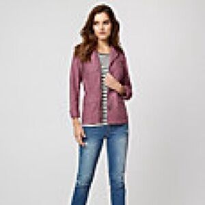 Size S Blush Cotton Utility Jacket (Brand New)